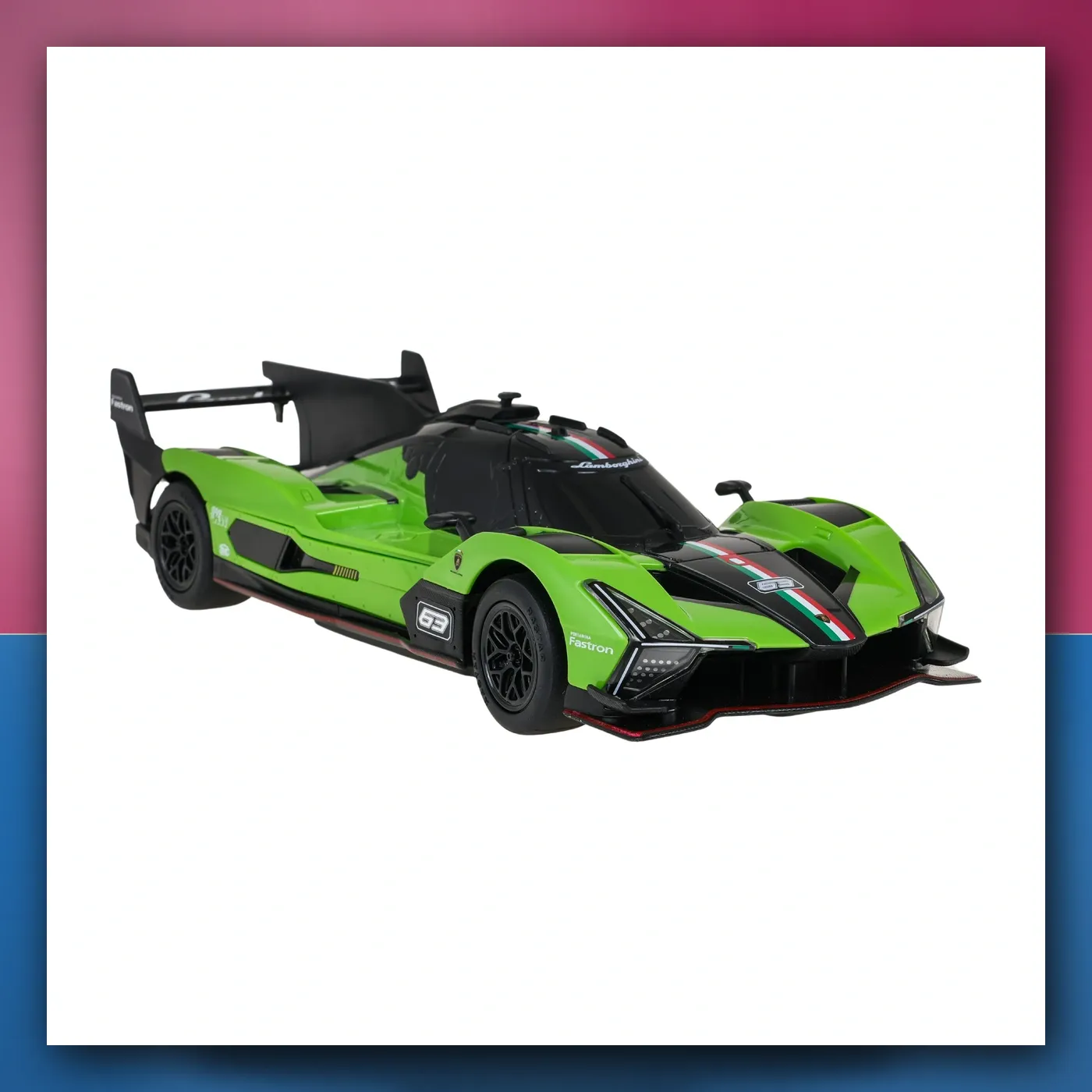 Automobil na daljinsko upravljanje Lamborghini SC63 1:24 zeleni RASTAR - slika 1