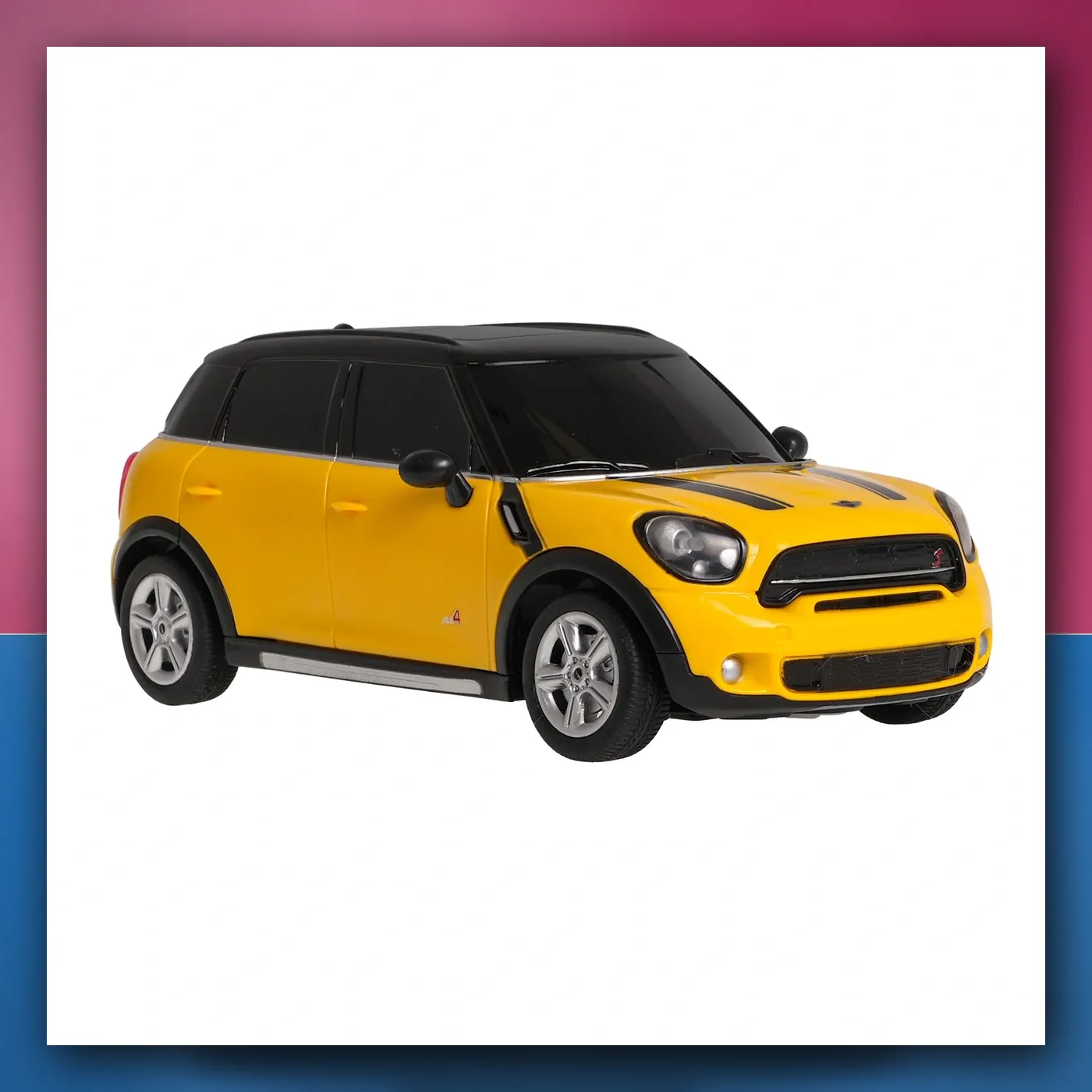 R/C Mini Countryman 1:24, žuti RASTAR