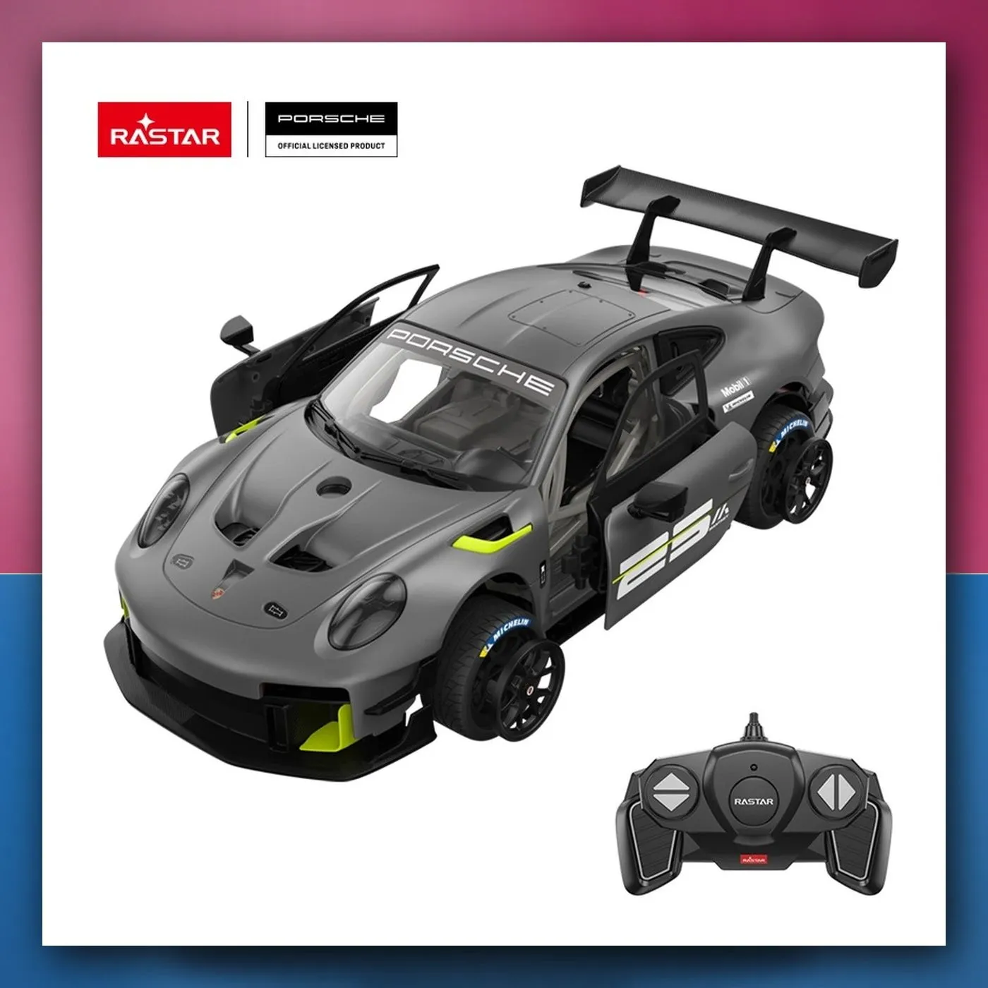 R/C Porsche 911 GT2 RS Clubsport 25 Building Kit 1:18 RASTAR