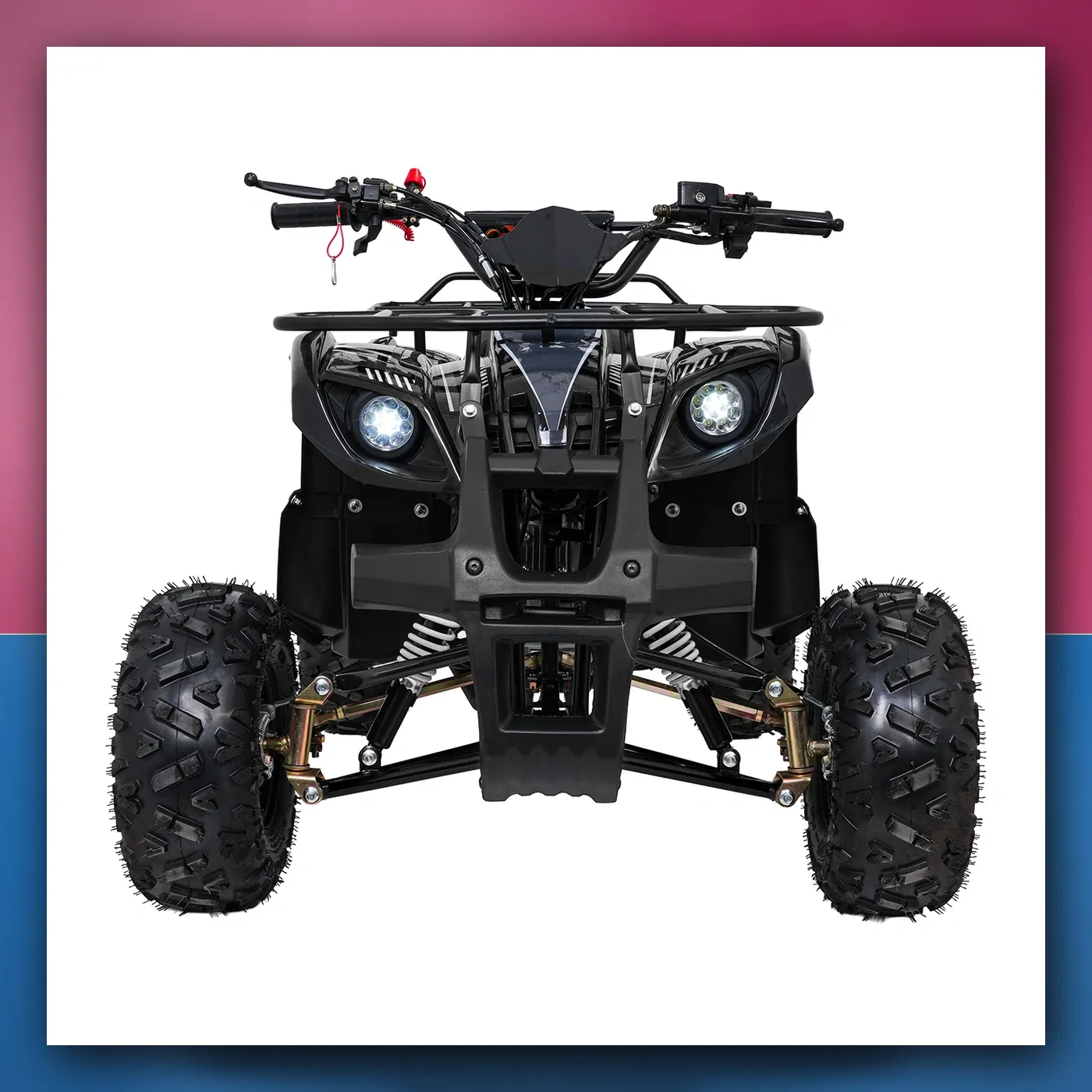 Četverocikl na akumulator Motorni WILDPEAK 110cc crni - slika 1