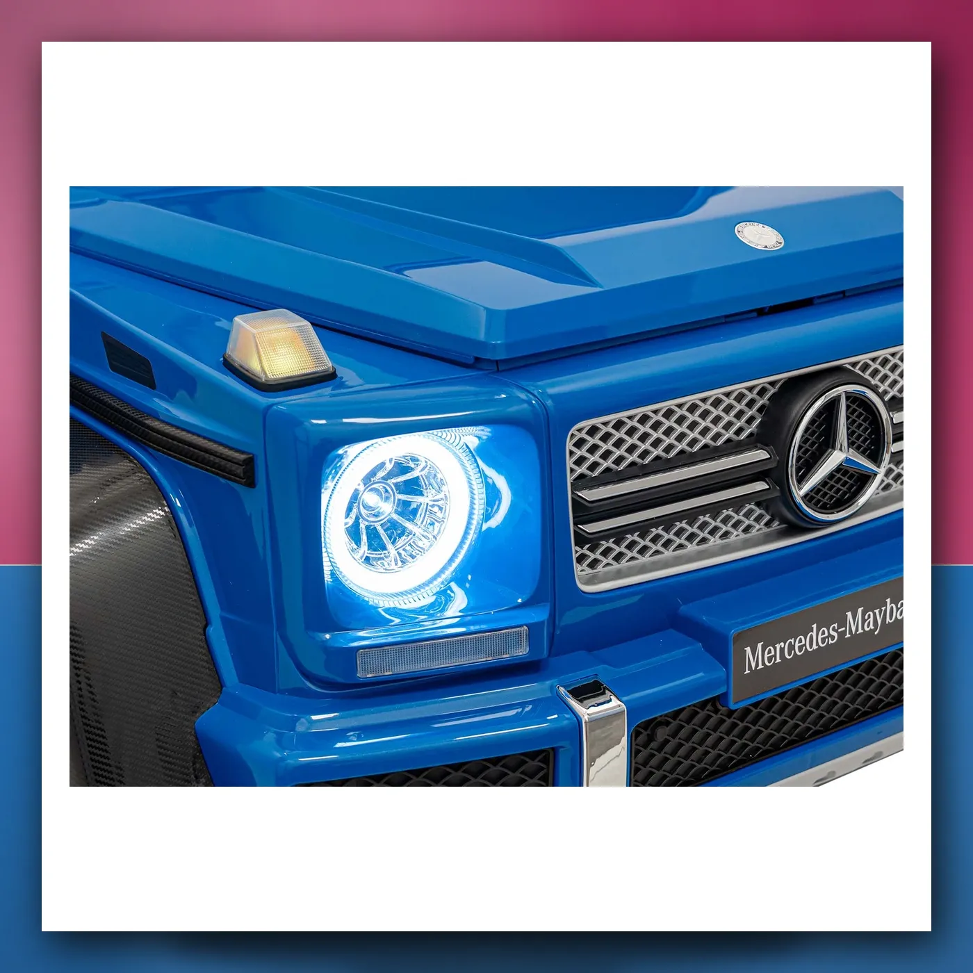 Auto na akumulator Mercedes Benz MAYBACH G650 STRONG plavi - slika 1