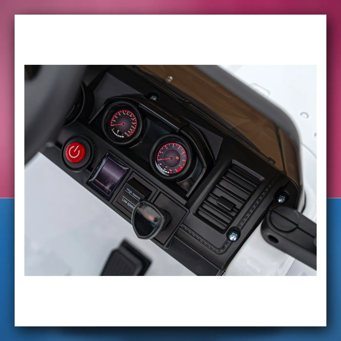 Auto na akumulator Off Cesta PLANINA bijeli - slika 1