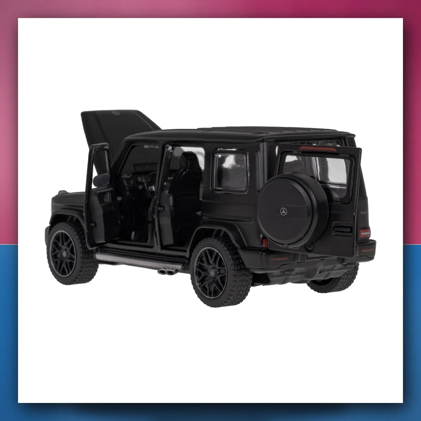 Mercedes-AMG G 63 crni RASTAR 1:32 metalni model - slika 1