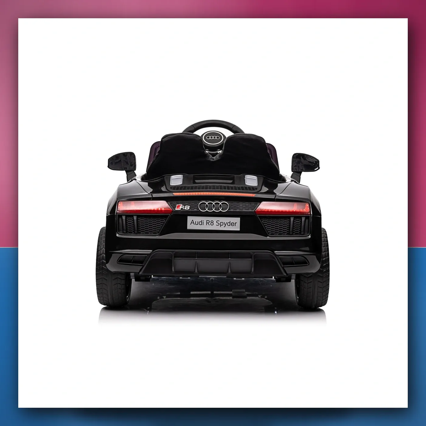 Audi R8 Policija na akumulator za djecu - + Daljinski upravljač + EVA + Lagani Start + MP3 + LED - slika 1