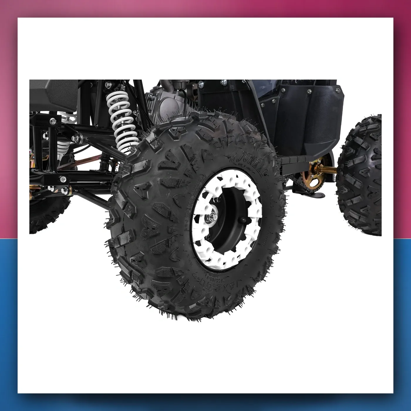 Četverocikl na akumulator Motorni WILDPEAK 110cc crni - slika 1