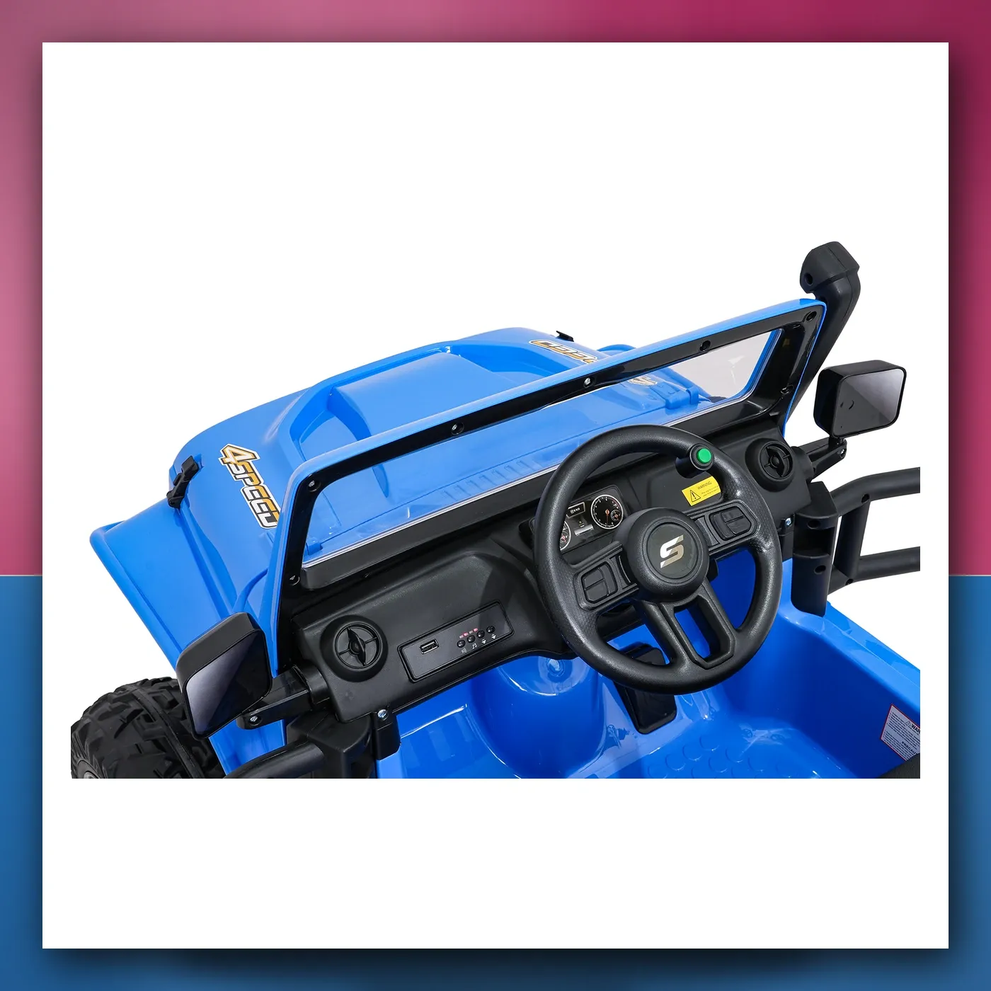 Auto na akumulator Jeep Monster plavi - slika 1