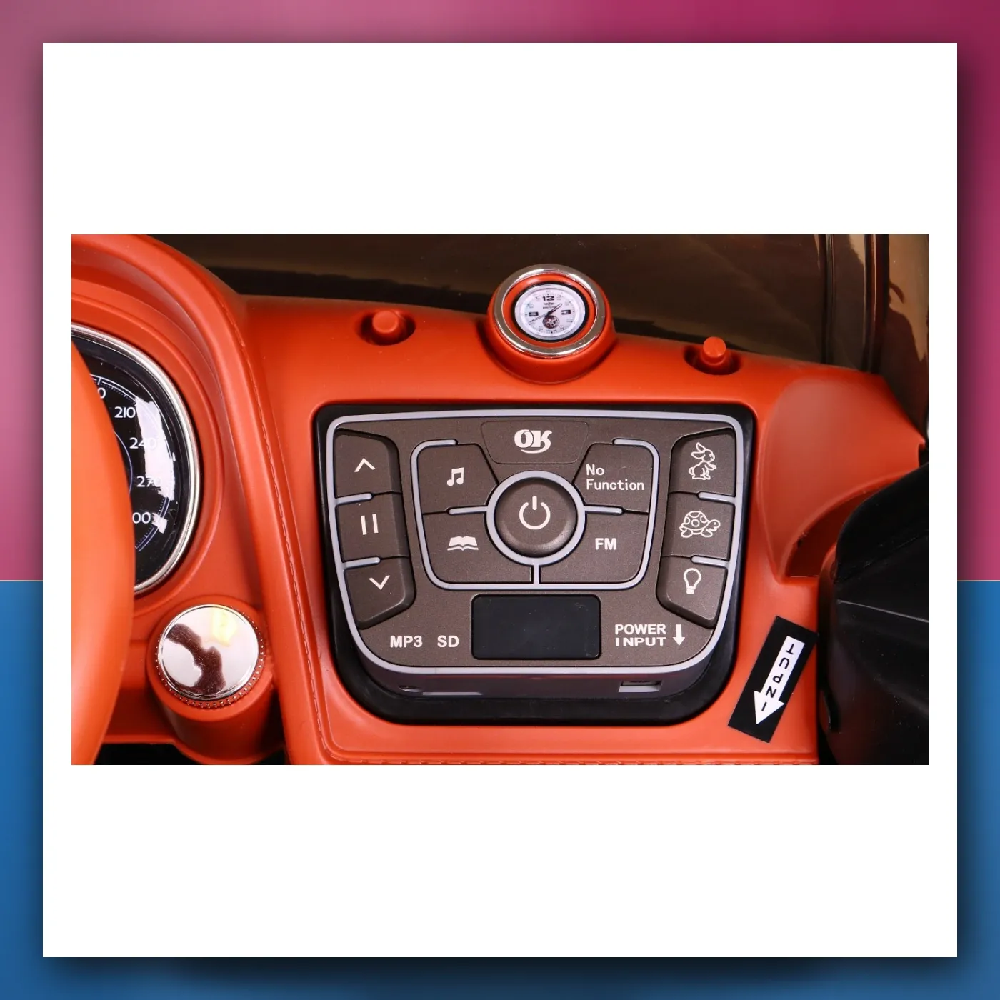 Auto na akumulator Bentley Bentayga za djecu crni - slika 1
