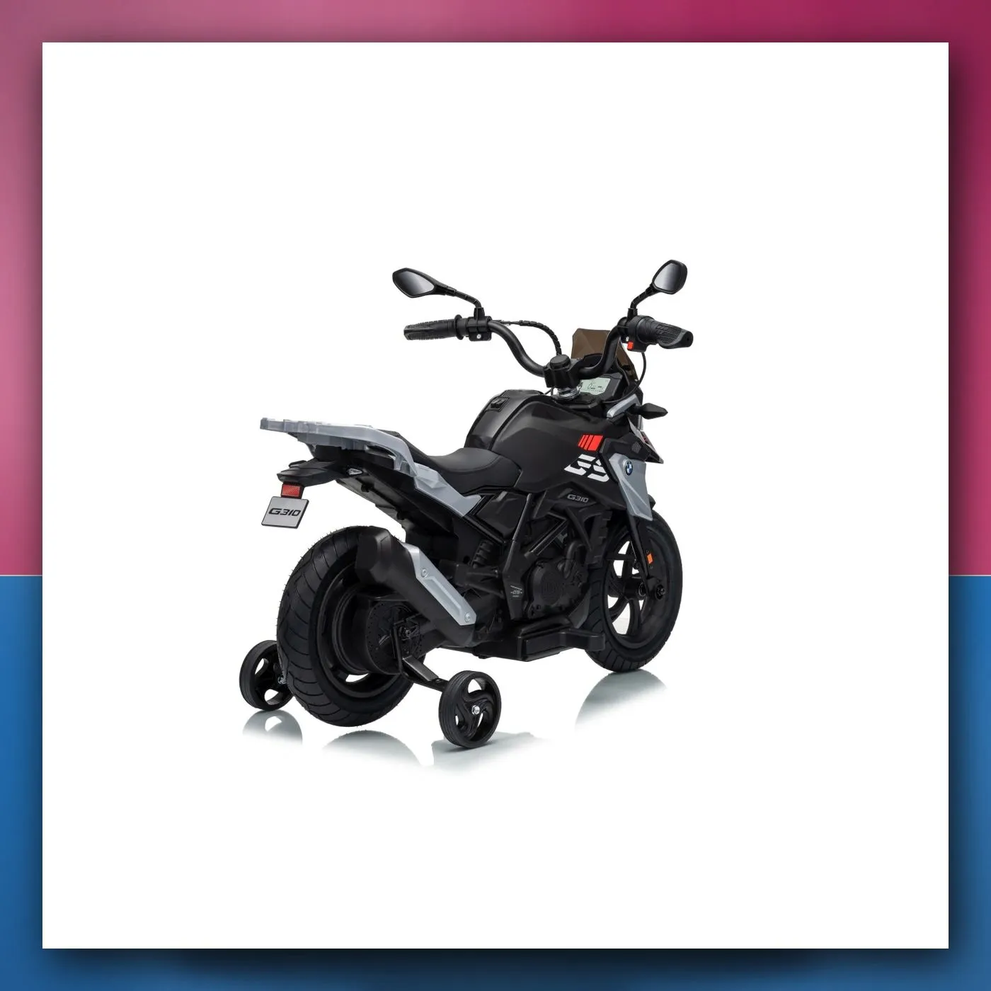 Motocikl na akumulator BMW G310GS crni - slika 1