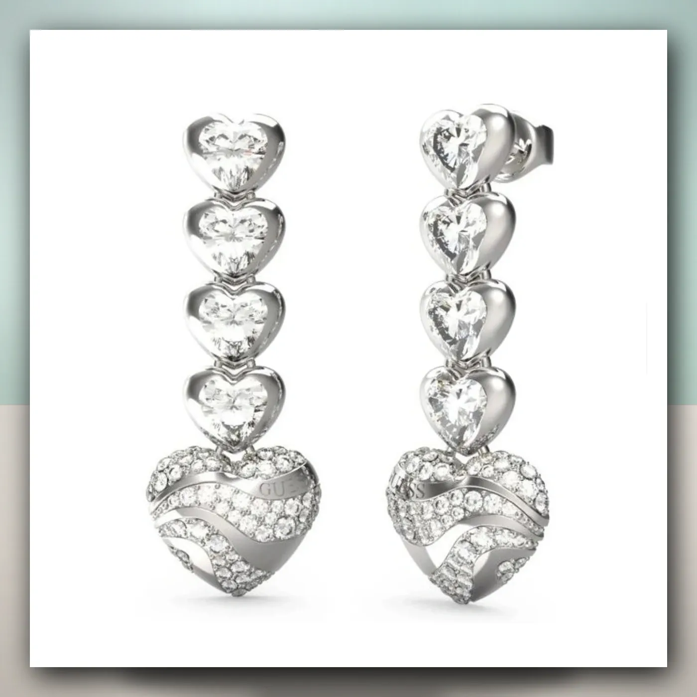 Naušnice Guess JUBE04493JWRHT/U