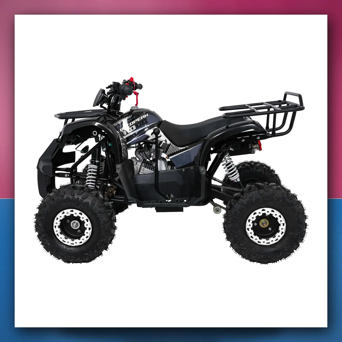 Četverocikl na akumulator Motorni WILDPEAK 110cc crni - slika 1