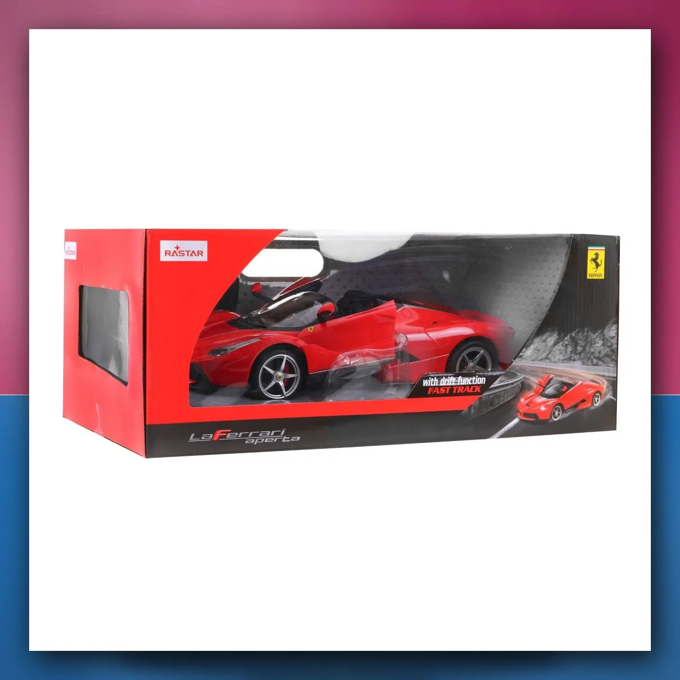 Ferrari LaFerrari Aperta crveni RASTAR model 1:14 autić na daljinsko upravljanje + daljinski upravljač 2,4 GHz