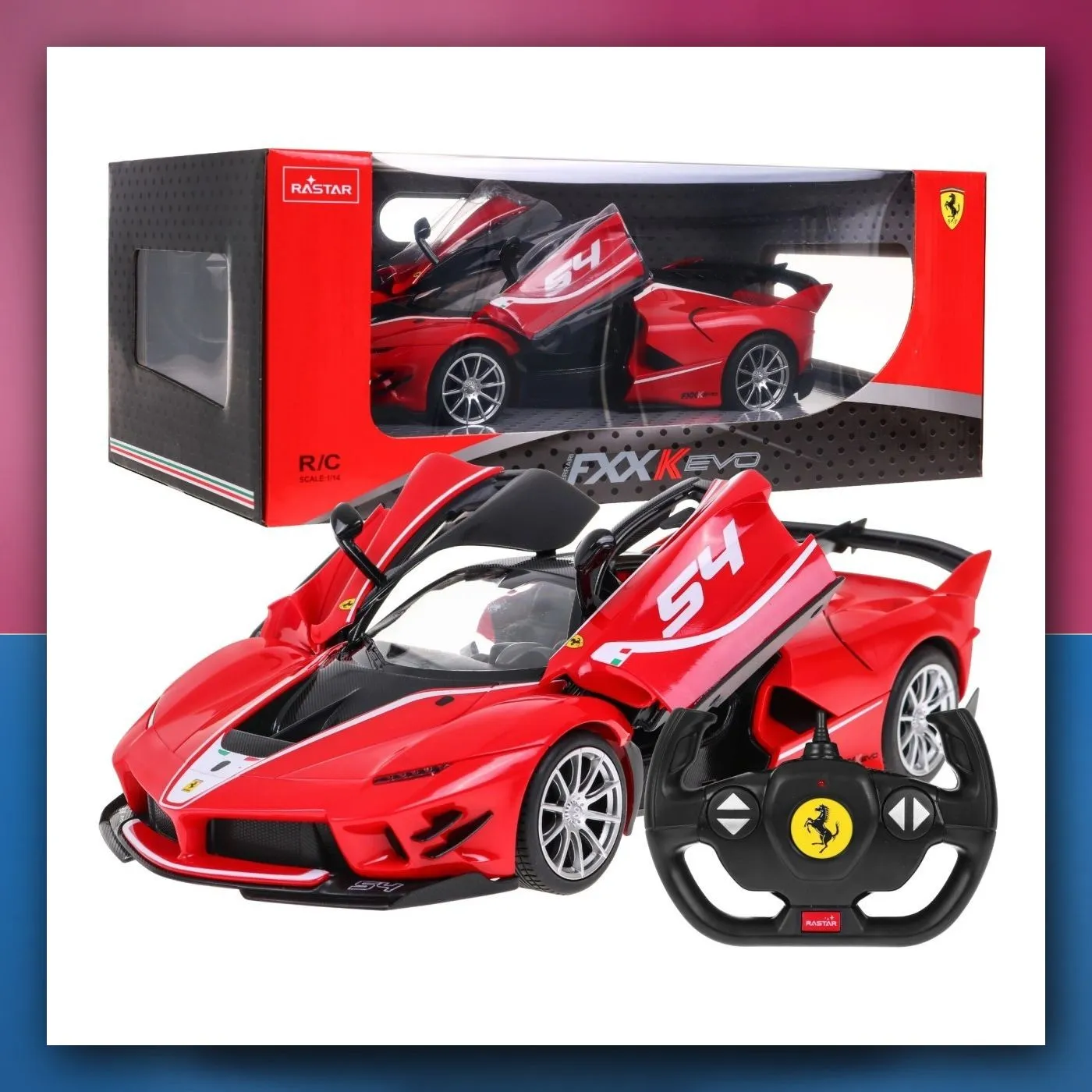 Ferrari FXX-K Evo RASTAR model 1:14 autić na daljinsko upravljanje + daljinski upravljač 2,4 GHz