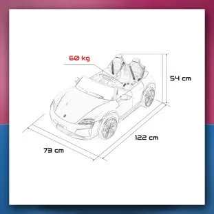 Auto na akumulator Porsche Taycan Turbo S crni - slika 2