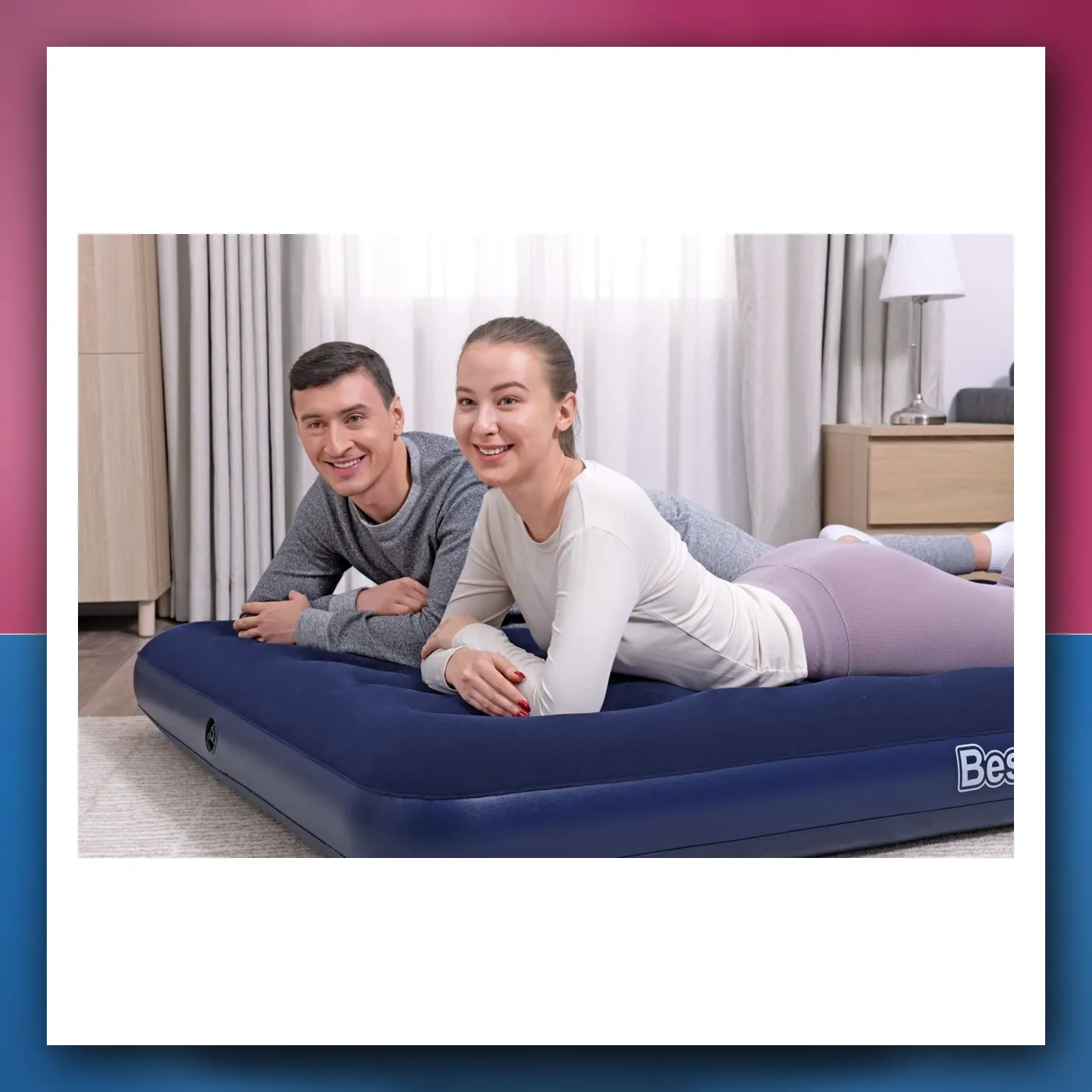 Madrac Velurov PUN 191 / 137 / 22cm BESTWAY - slika 1