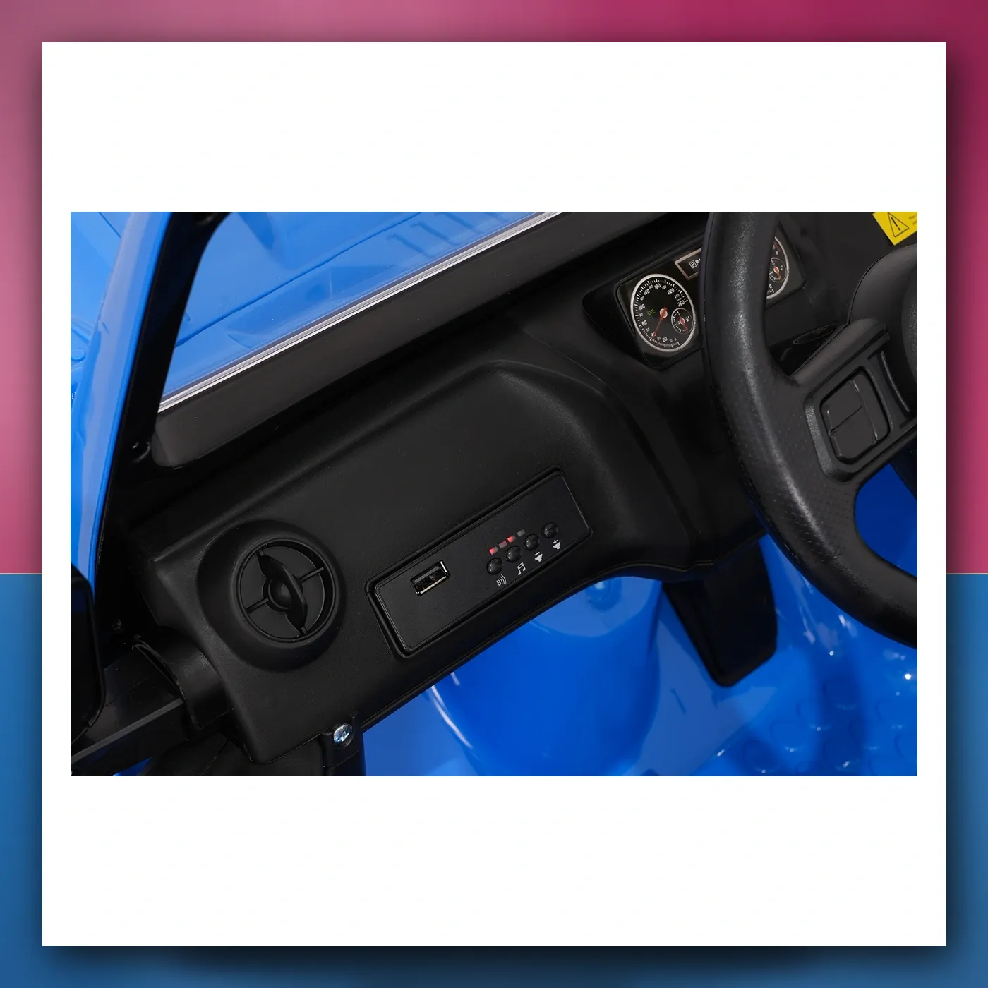 Auto na akumulator Jeep Monster plavi - slika 1