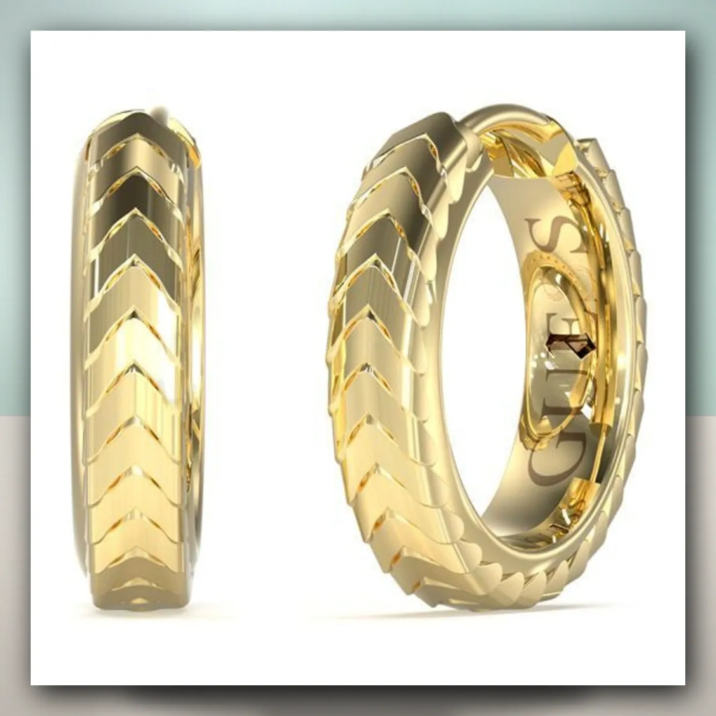 Naušnice Guess JUME05021JWYGT/U