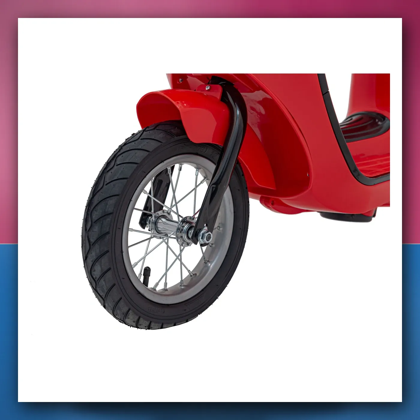 Auto na akumulator Skuter Retro 23 crveni - slika 1