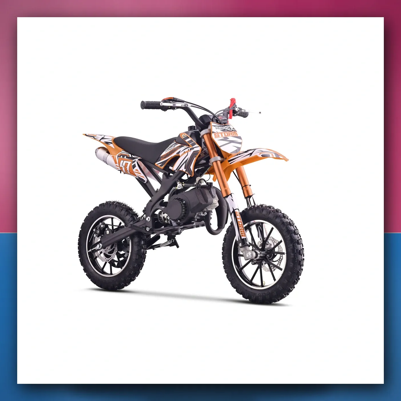 Motor na akumulator Motorni 49CC STORM narančasti - slika 1