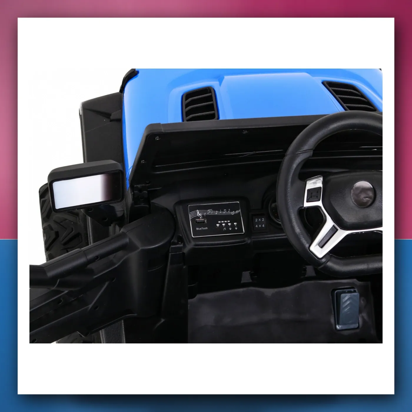 Auto na akumulator Master Of Terain plavi - slika 1