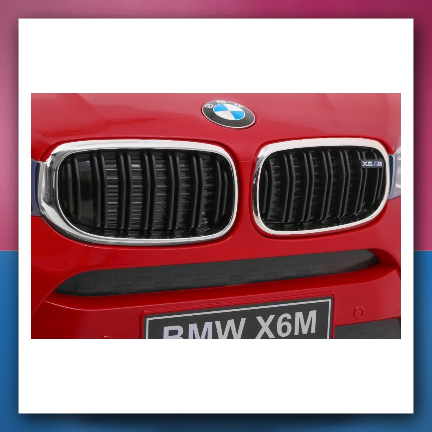 BMW X6M Električne Mali auto za djecu, crveni SUV + Daljinski upravljač - slika 1