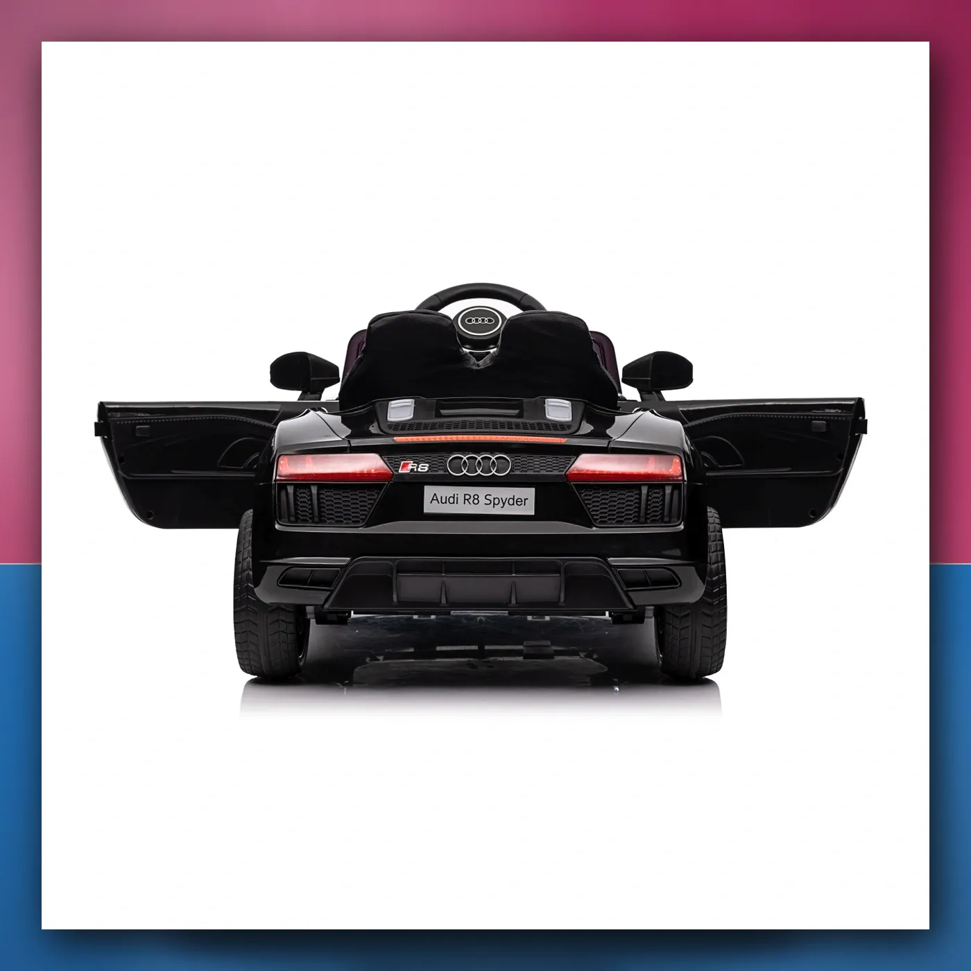 Audi R8 Policija na akumulator za djecu - + Daljinski upravljač + EVA + Lagani Start + MP3 + LED - slika 1