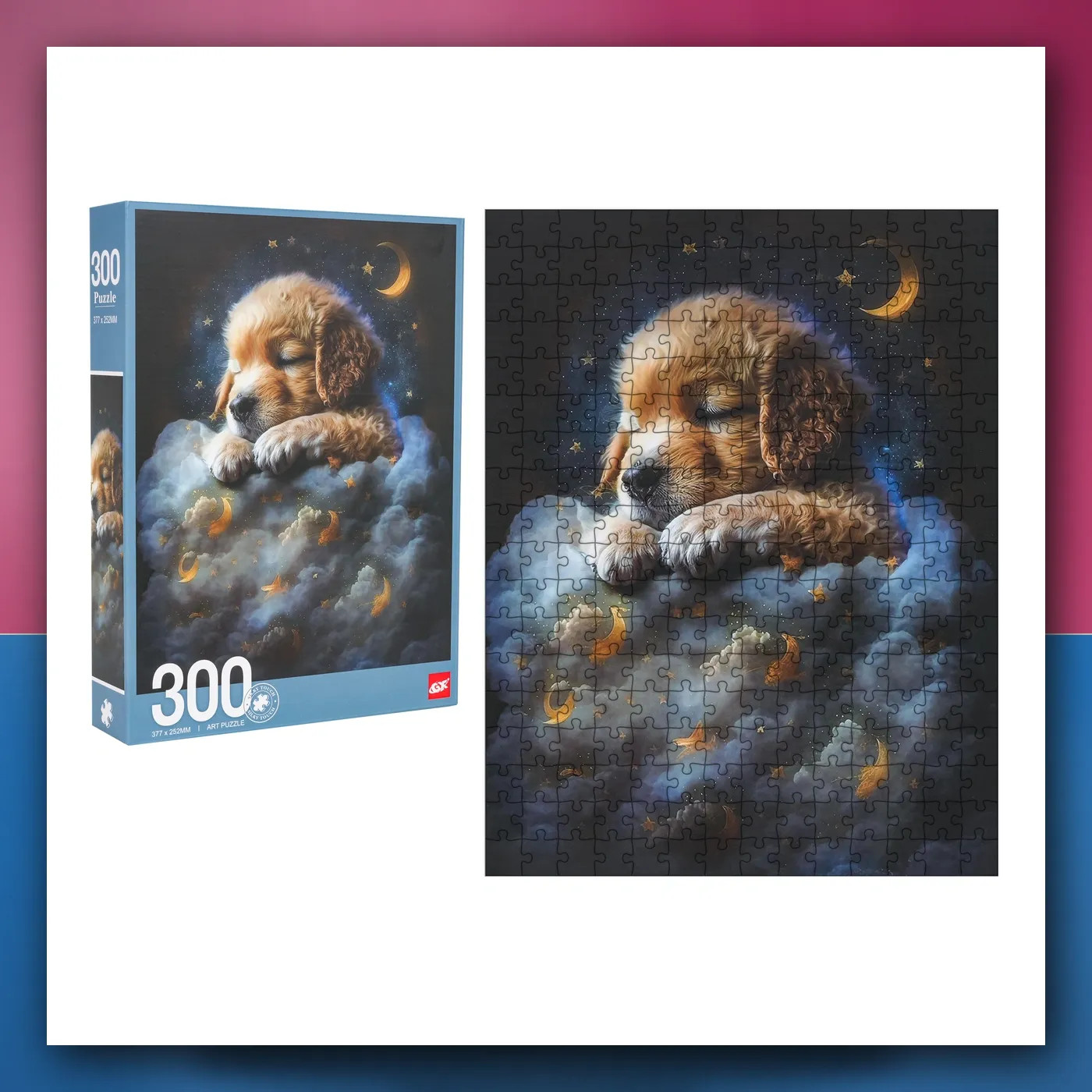 set Puzzli 300el. Pasić u Oblacima - slika 1