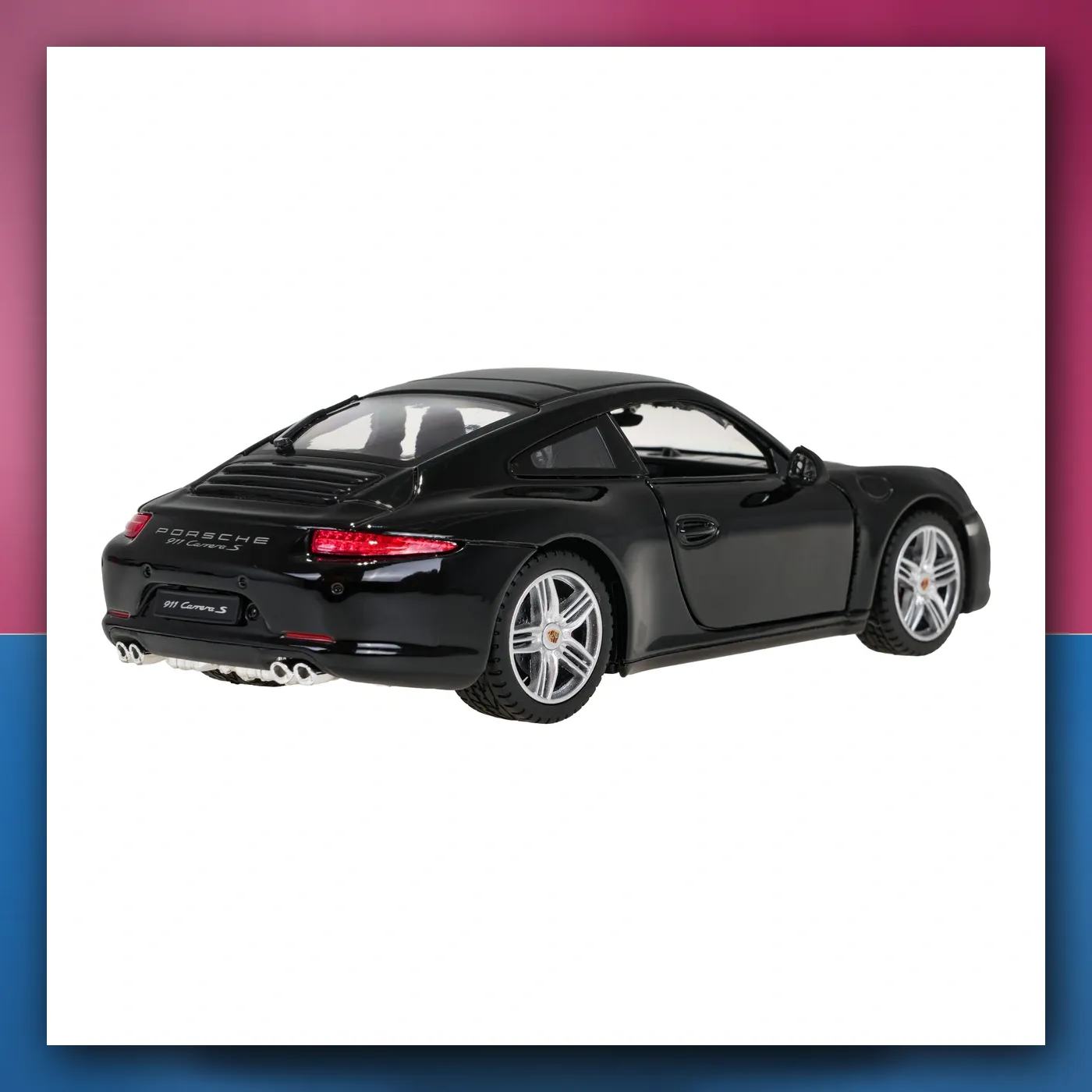 Metalni automobil Porsche 911 1:24 crni RASTAR