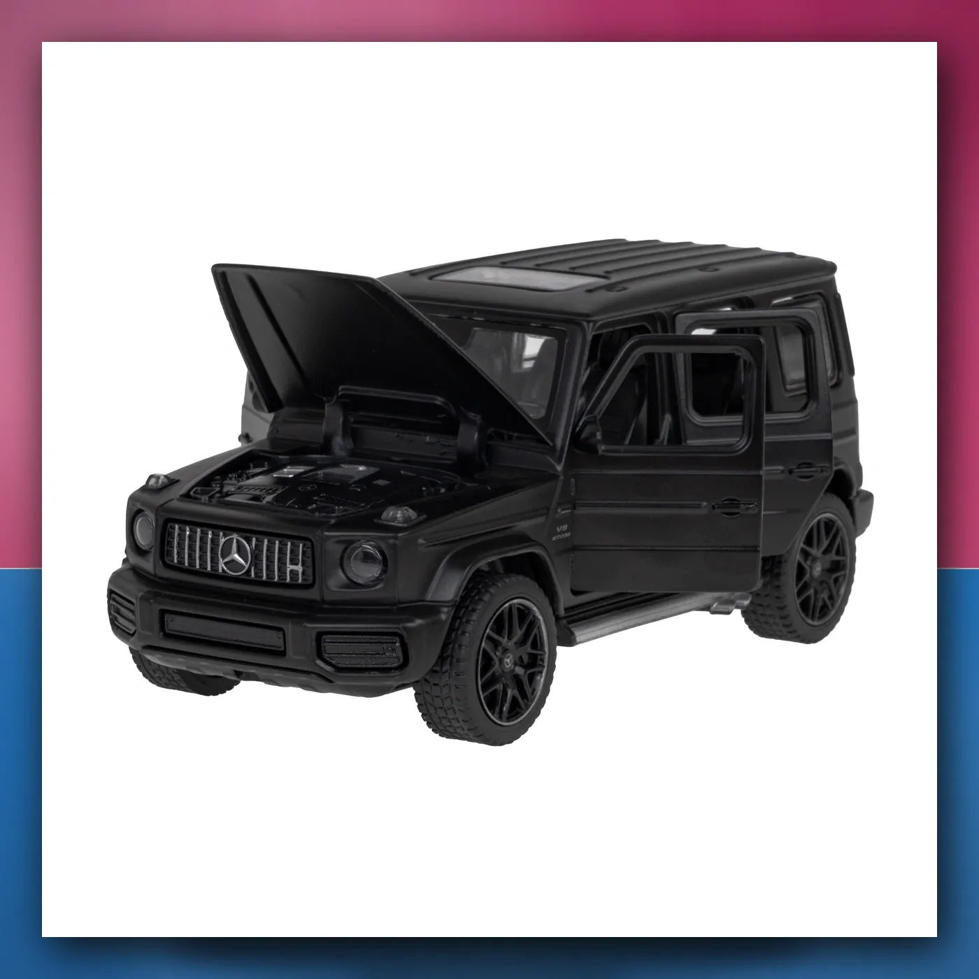 Mercedes-AMG G 63 crni RASTAR 1:32 metalni model - slika 1