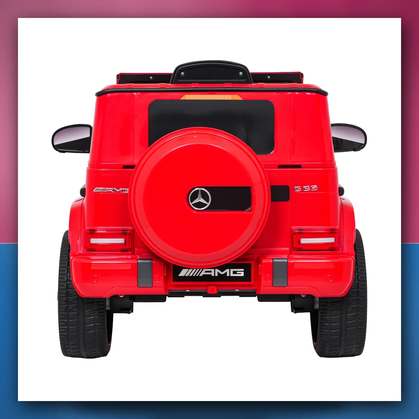 Auto na akumulator Mercedes G63 AMG LIFT crveni - slika 1