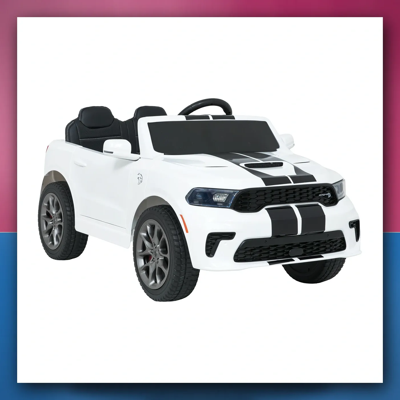 Auto na akumulator Dodge Durango bijeli - slika 1