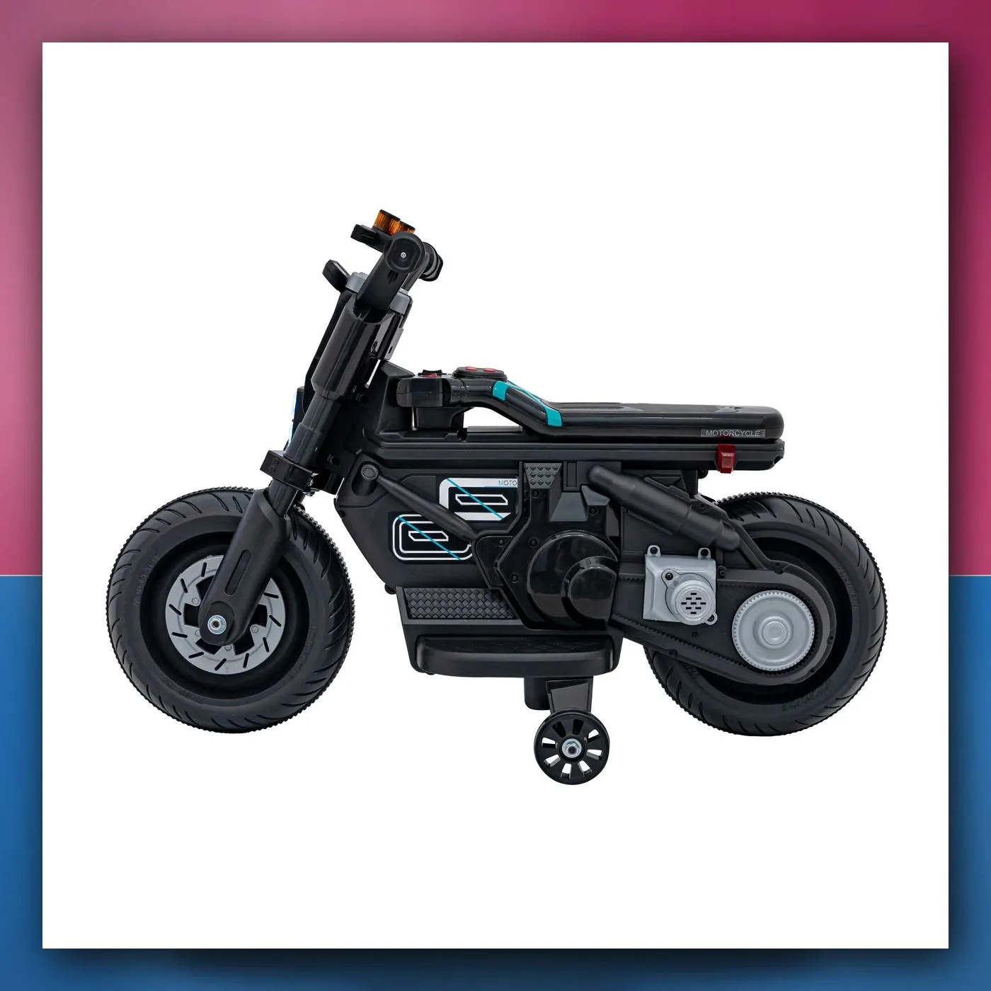 Future 88 motocikl na akumulator, crni