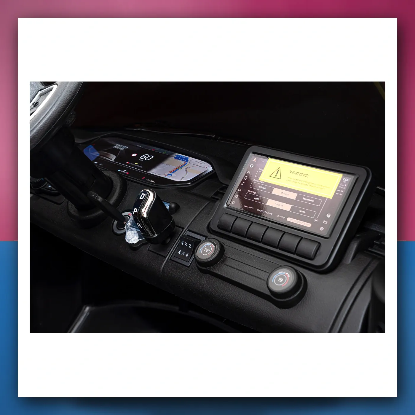 Auto na akumulator Range Rover SUV Lift crni - slika 1