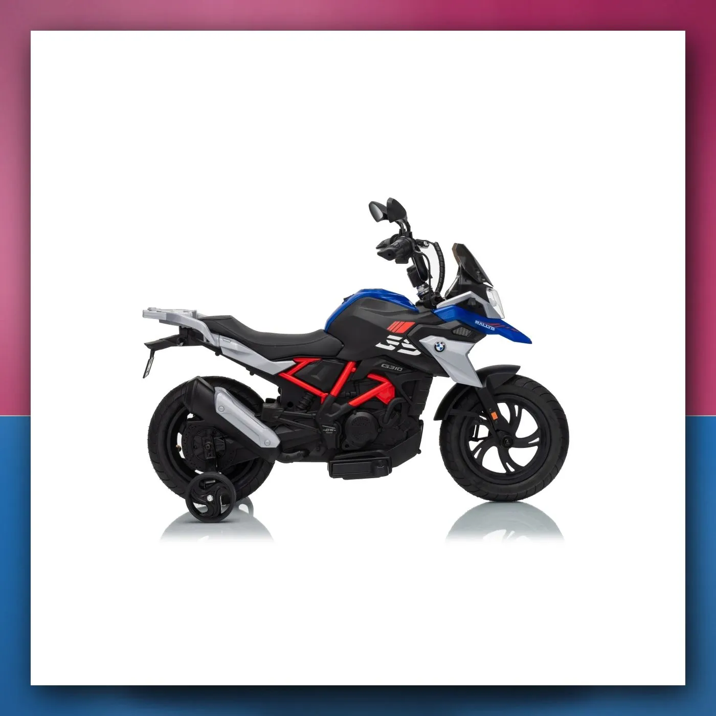 Motocikl na akumulator BMW G310GS plavi - slika 1