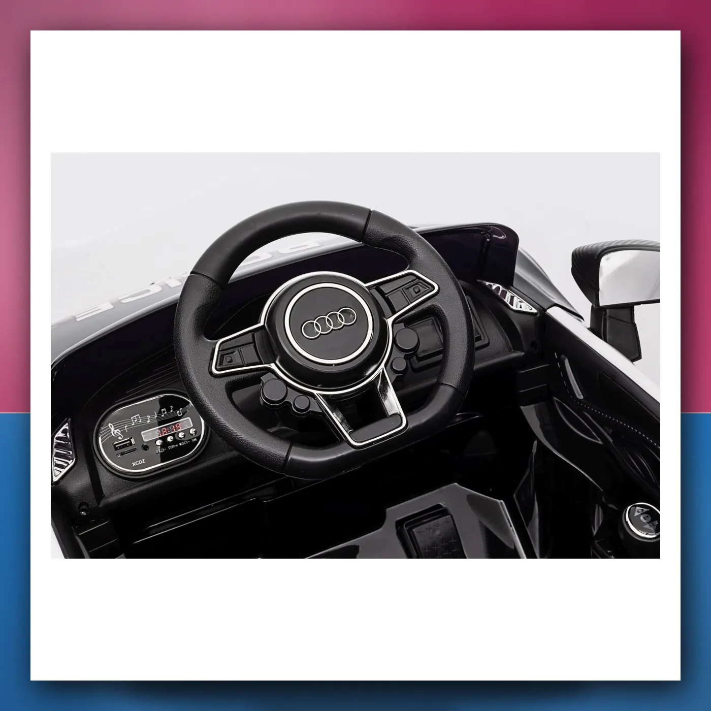 Audi R8 Policija na akumulator za djecu - + Daljinski upravljač + EVA + Lagani Start + MP3 + LED - slika 1