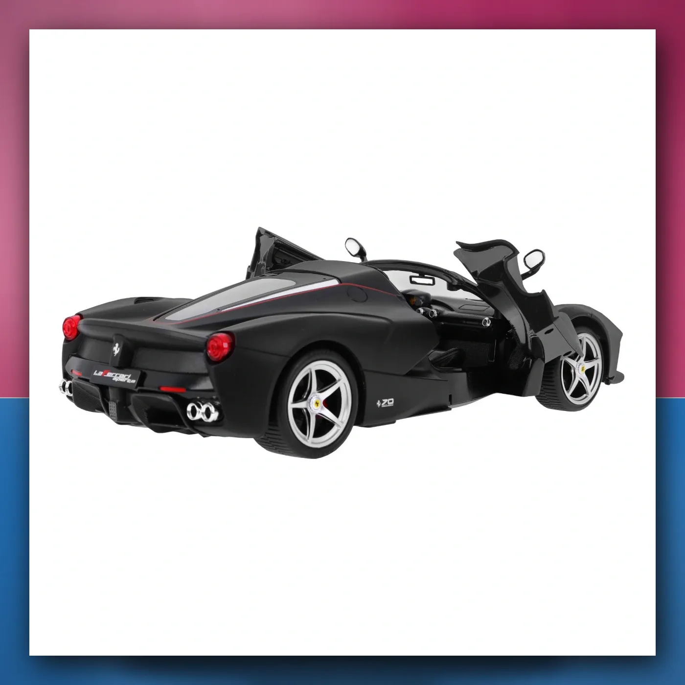 Ferrari LaFerrari Aperta crne RASTAR model 1: 14 Auto na daljinsko upravljanje + daljinski upravljač 2, 4 GHz - slika 1
