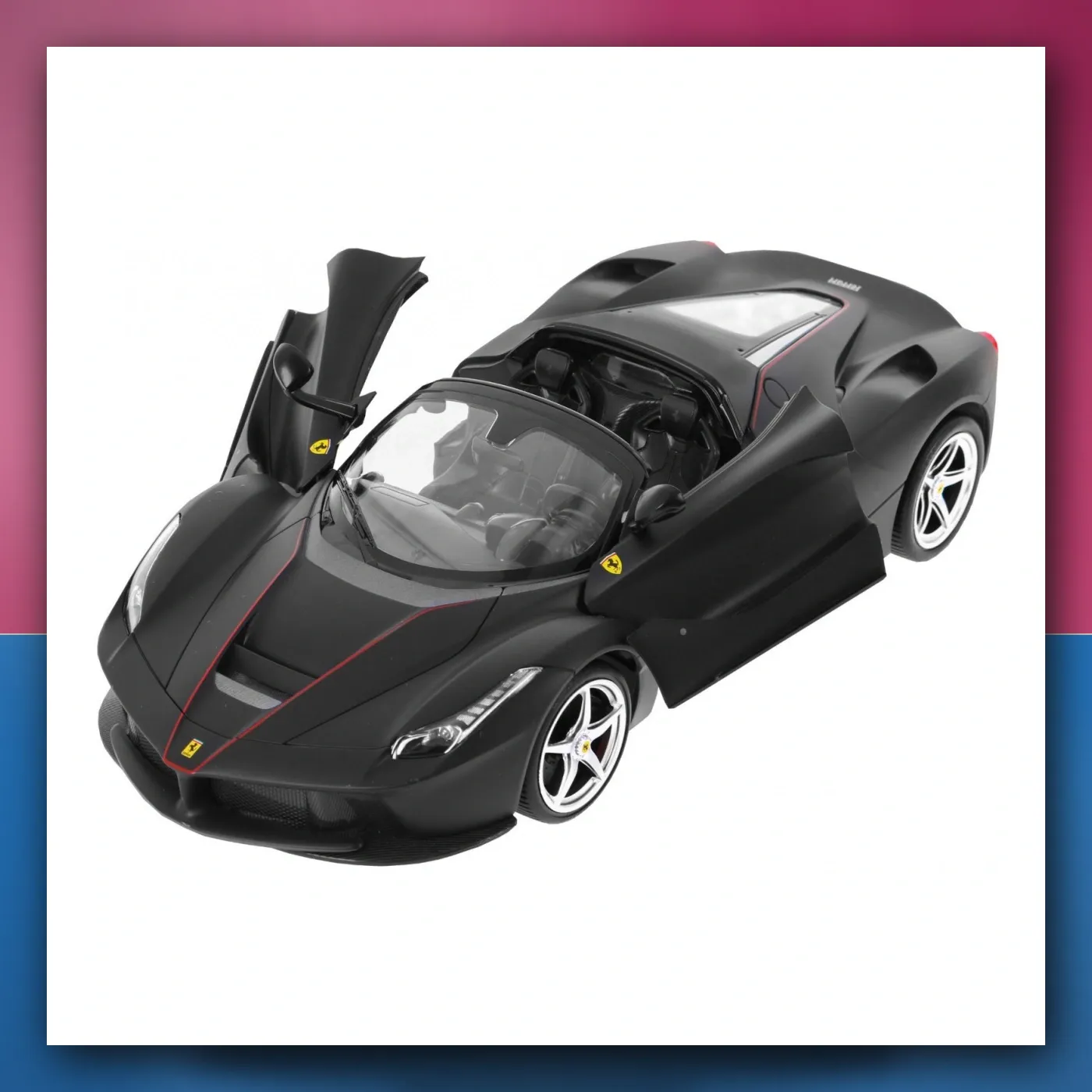 Ferrari LaFerrari Aperta crne RASTAR model 1: 14 Auto na daljinsko upravljanje + daljinski upravljač 2, 4 GHz - slika 1