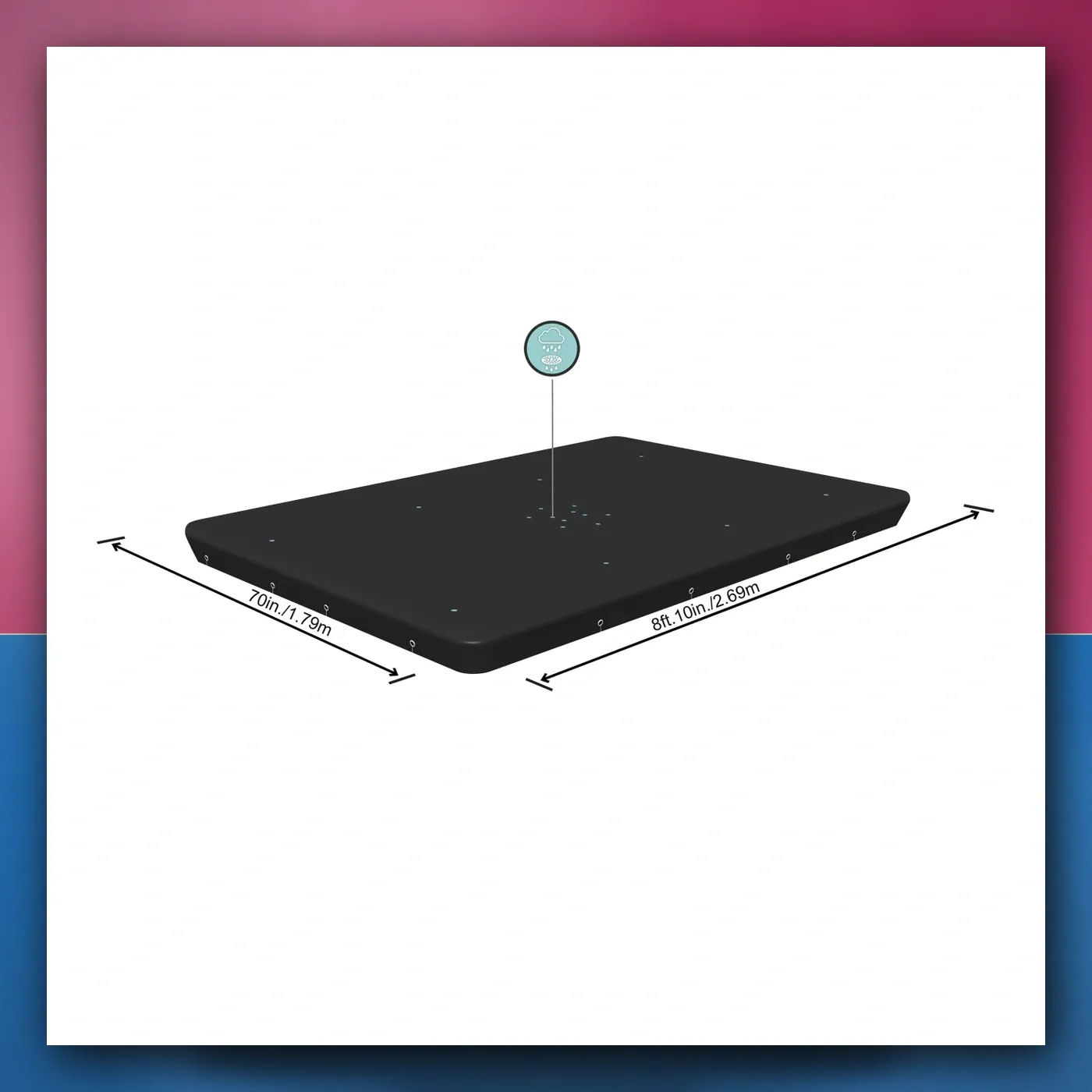 Poklopac Na Bazen PowerSteel 9, 3Ft BESTWAY - slika 1