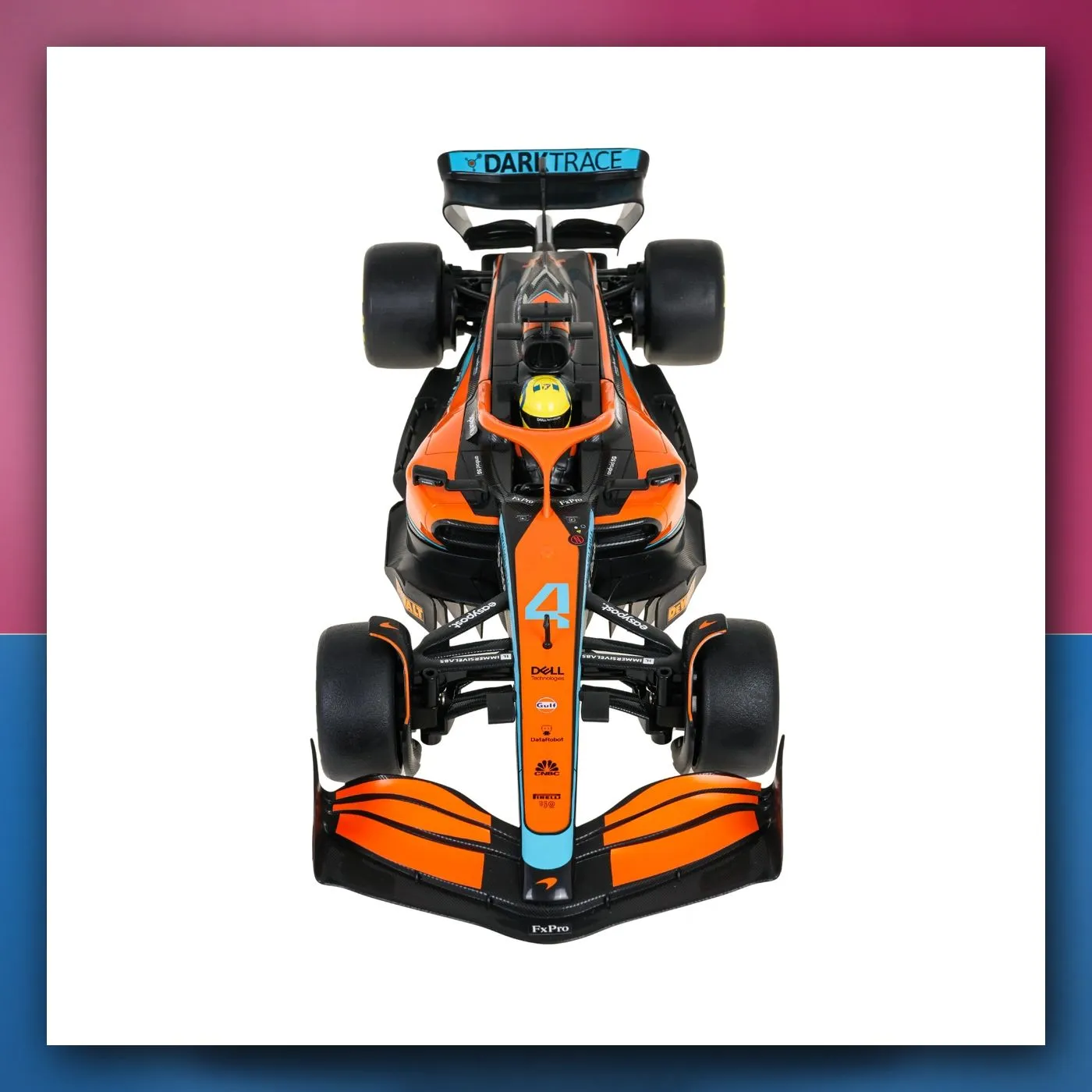 Bolid na daljinsko upravljanje McLaren F1 MCL36 1:12 narančasti RASTAR