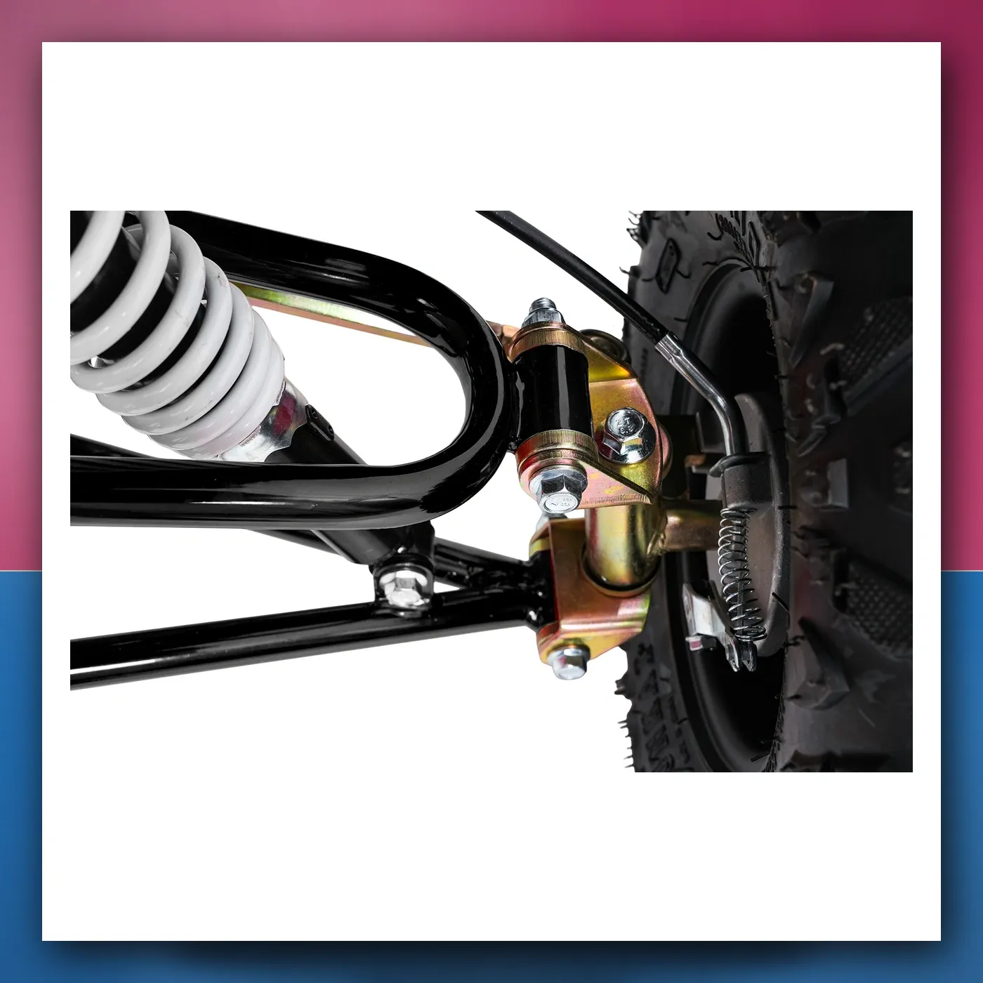 Četverocikl na akumulator Motorni WILDPEAK 110cc crni - slika 1