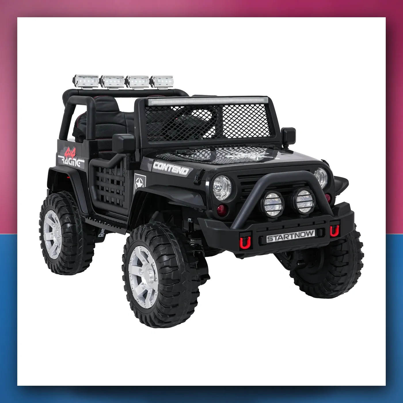 Auto na akumulator Jeep ZVIJER 4x4 crni - slika 1