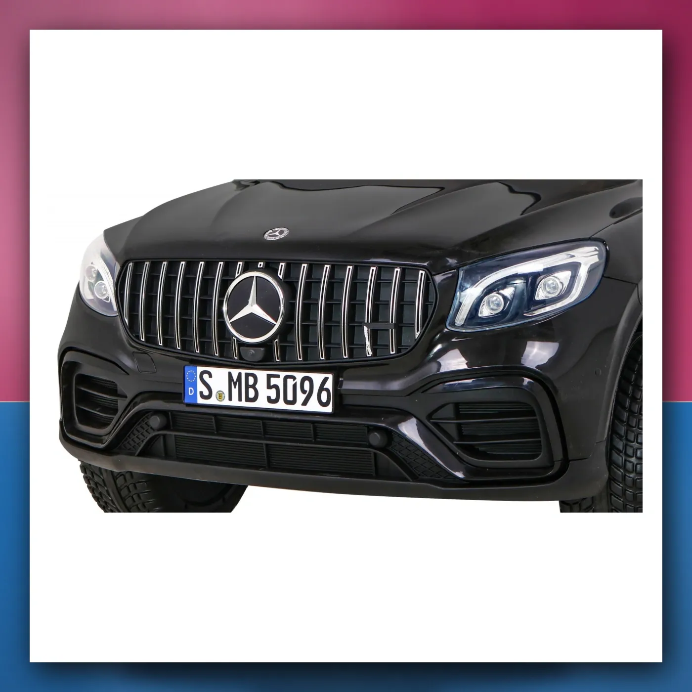 Auto Mercedes GLC 63S crne - SUV za djecu + Pogon 4x4 - slika 1