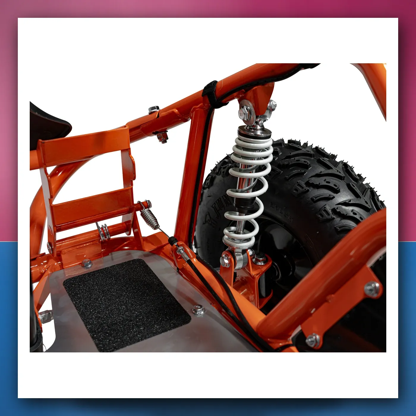 Auto na akumulator Gokart Motorni BLATO MONSTER narančasti - slika 1