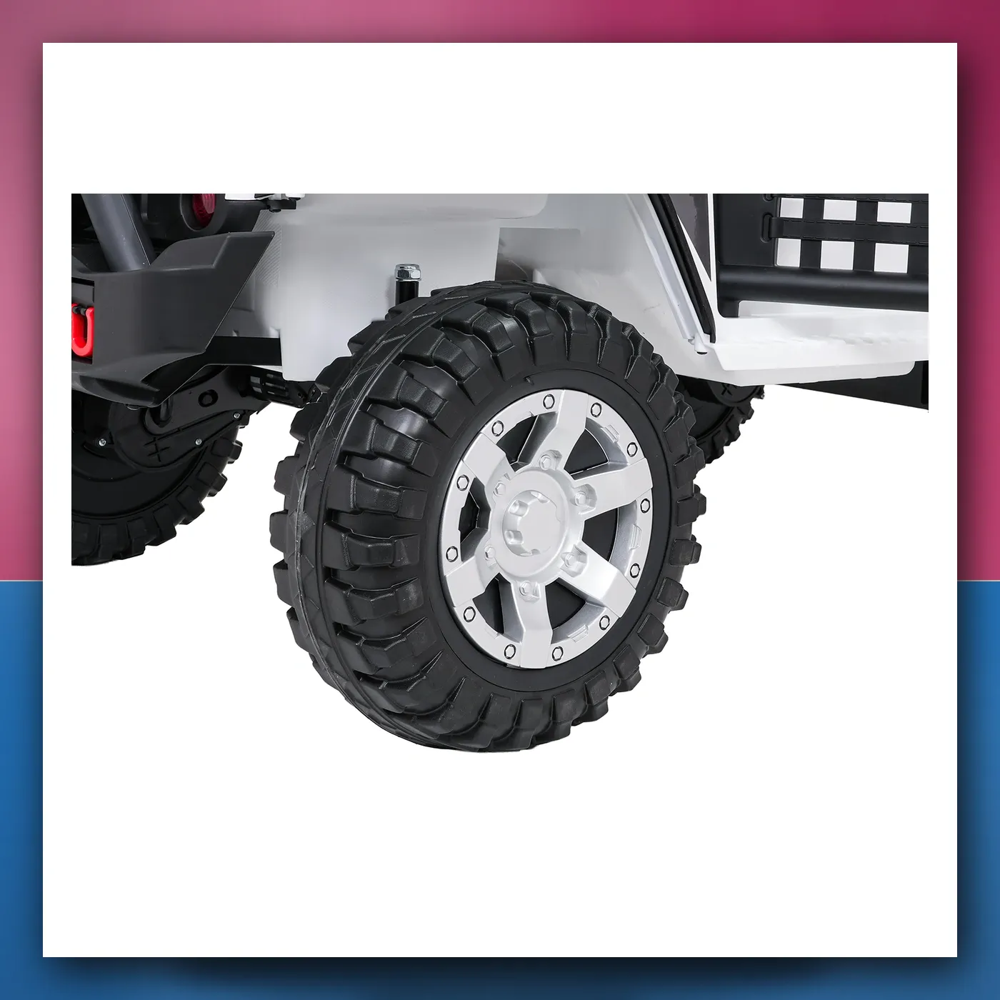 Auto na akumulator Jeep ZVIJER 4x4 bijeli - slika 1