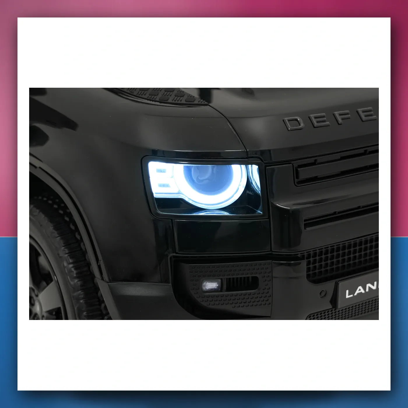Auto na akumulator Land Rover Defender crni