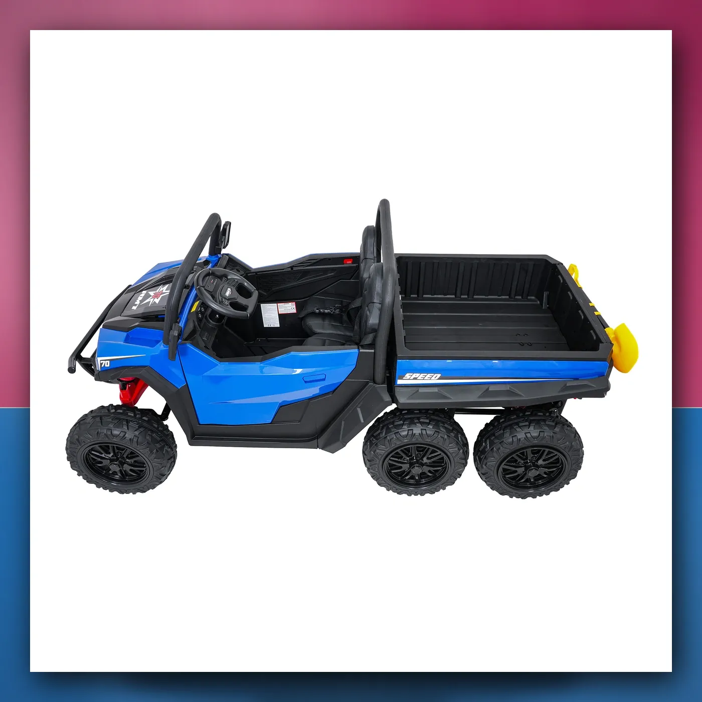 Auto na akumulator Farmer Kamion X - SNAGA plavi - slika 1