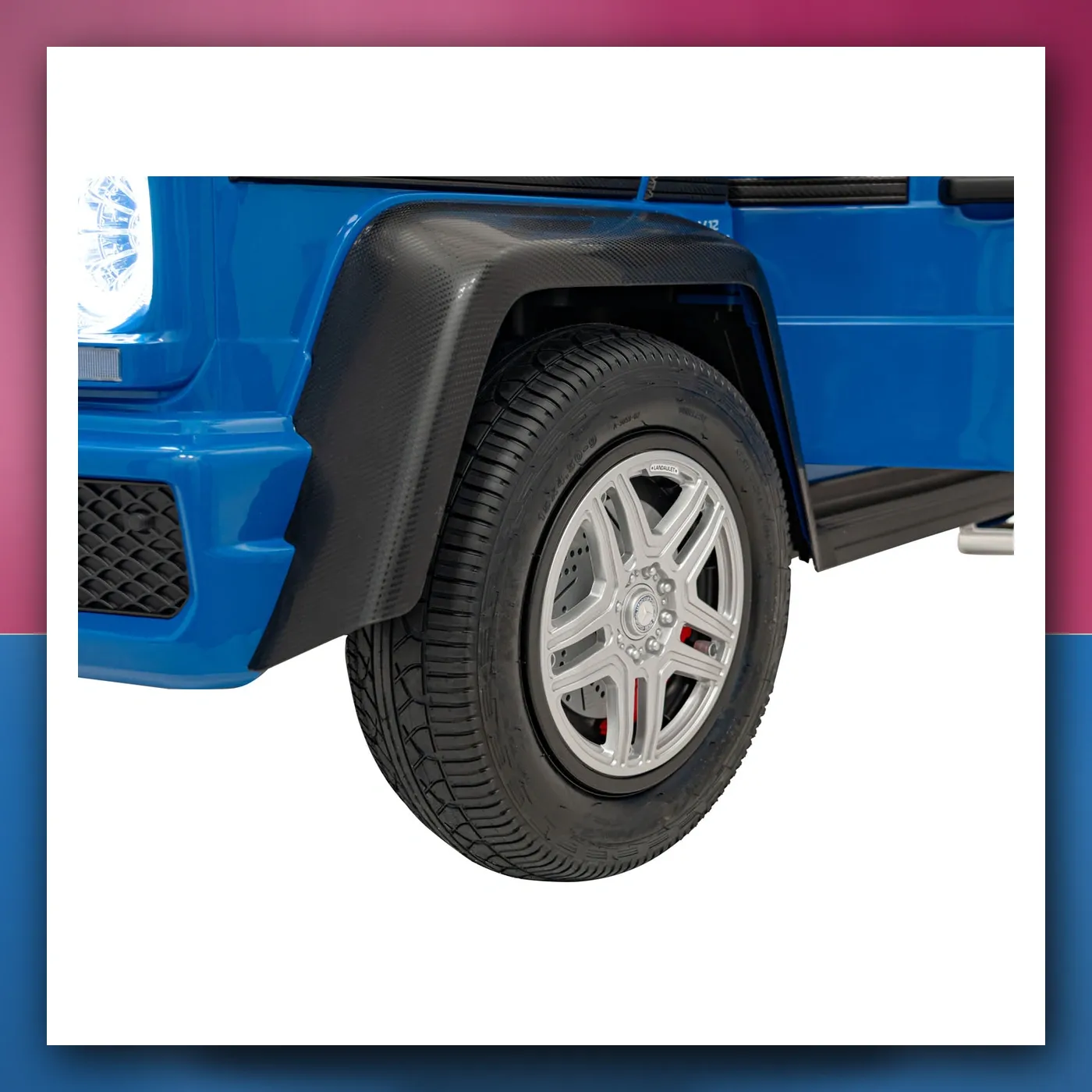 Auto na akumulator Mercedes Benz MAYBACH G650 STRONG plavi - slika 1