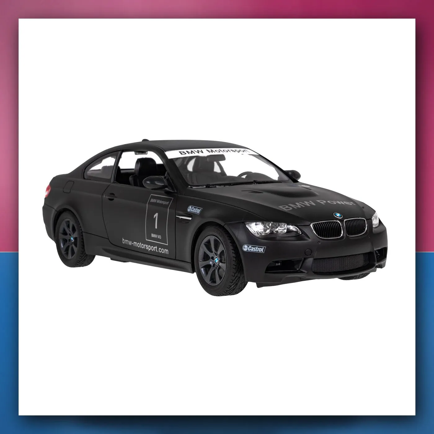RC BMW M3 crni RASTAR 1:14 + daljinski upravljač 2,4 GHz