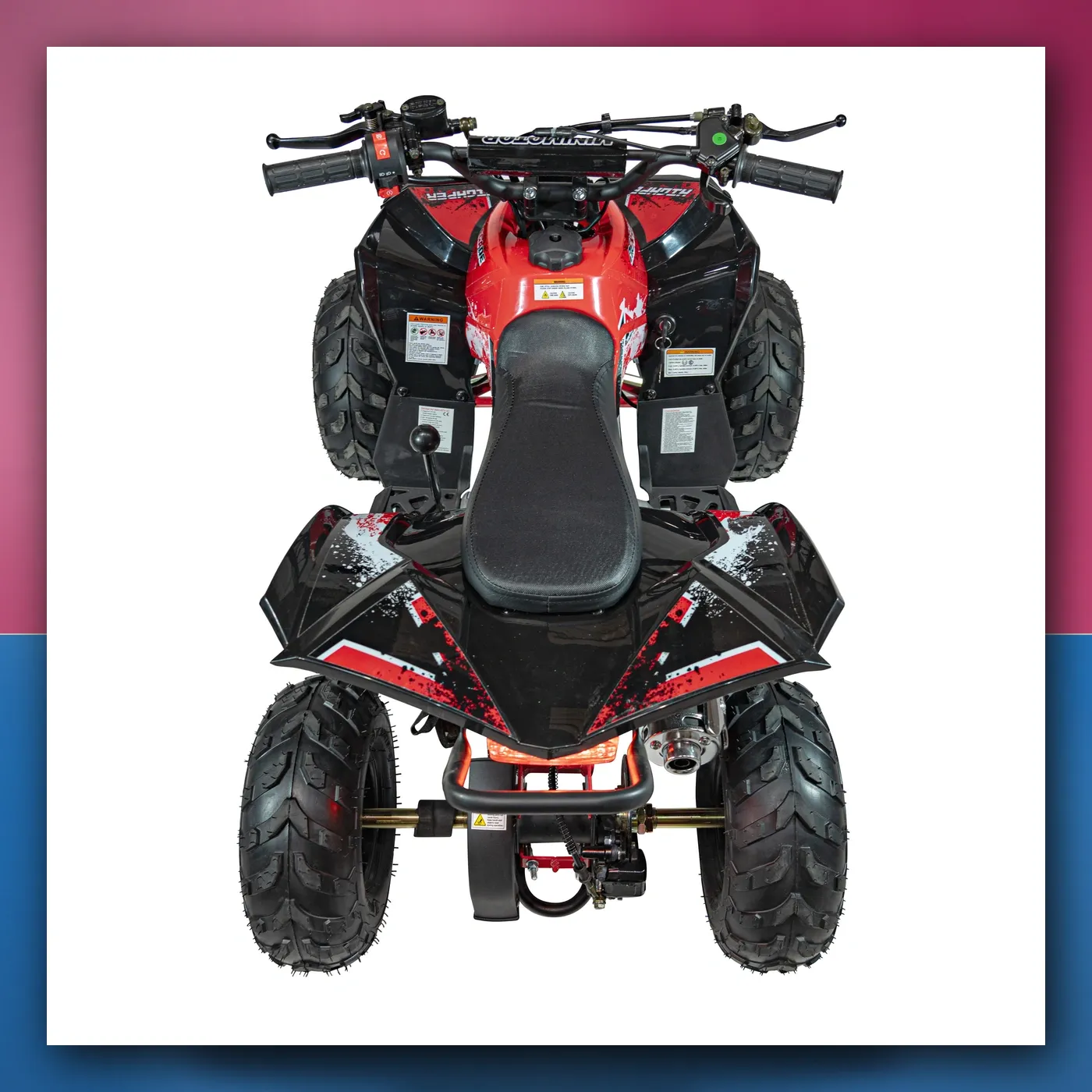 Četverocikl na akumulator Motorni RENEGADE 110CC crveni - slika 1