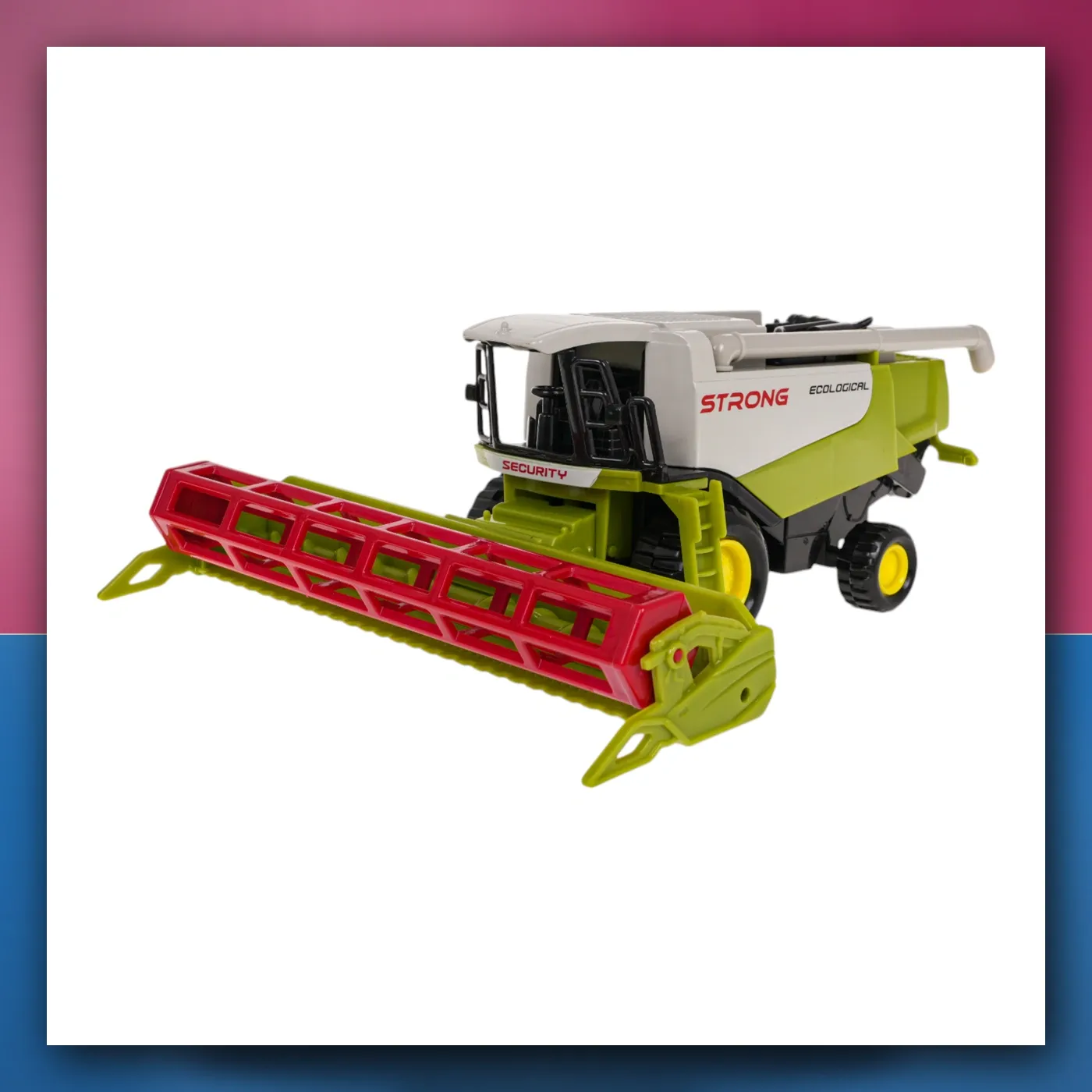 set Auta poljoprivrednih Traktor + Kombajn - slika 1