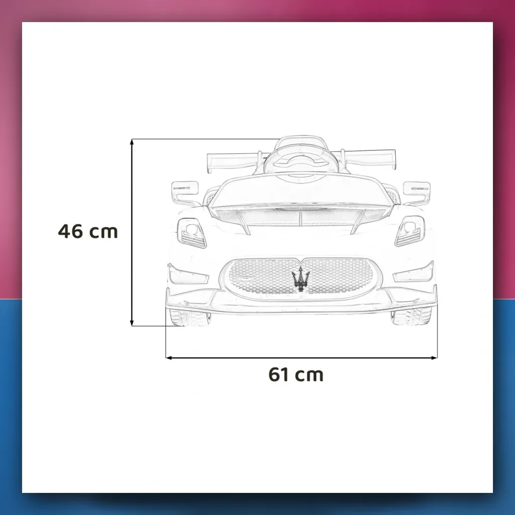 Auto na akumulator Maserati MC20 GT2 žuti - slika 2